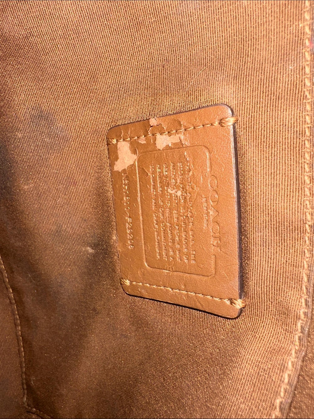 Coach Signature Canvas Tote in Brown and Dark Brown - Picture 8 of 16